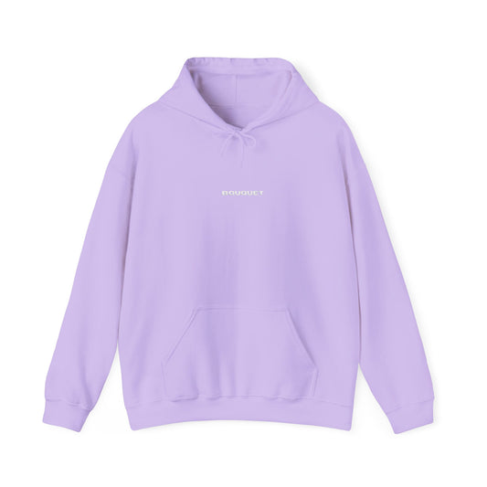 Simple Embroidered Hoodie Orchid